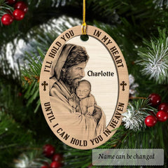 Personalized Baby Miscarriage Ornament Hold You In Heart