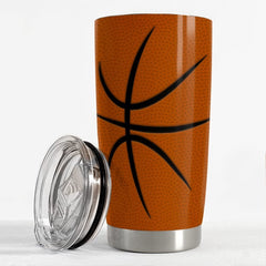 Personalized Basketball Tumbler Custom Name Number For Fans Boy Lover