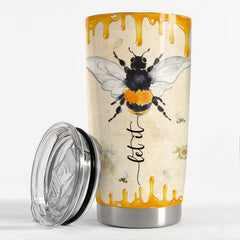Personalized Bee Tumbler Honey Let it Be For Animal Lover Best Gift