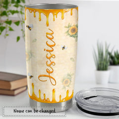 Personalized Bee Tumbler Honey Let it Be For Animal Lover Best Gift