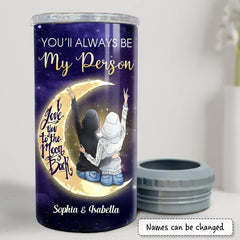 Personalized Best Friend Can Cooler Bestie Love To The Moon For Friend
