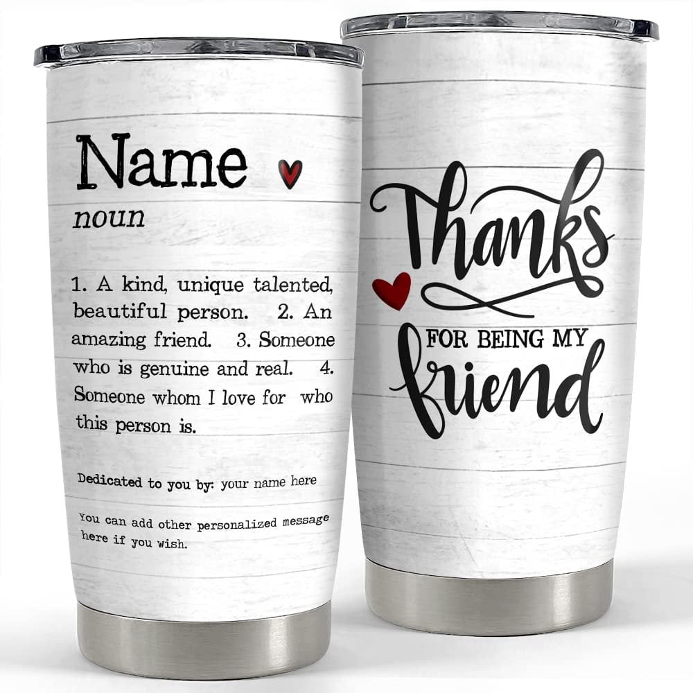 Personalized Best Friend Tumbler Definition For Soulmate Sister Girl