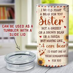 Personalized Best Friends Can Cooler Letter To Sister Besties