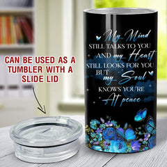 Personalized Butterfly Can Cooler Memorial Mom Gift In Loving Memory