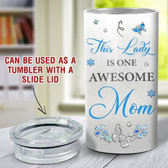 Personalized Butterfly Can Cooler This Lady Is One Awesome Mom For Mom