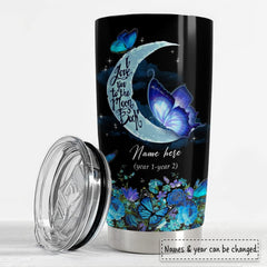 Personalized Butterfly Tumbler Memorial Best Gift For Friend Sister