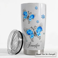 Personalized Butterfly Tumbler This Lady Is One Awesome Mom For Mom