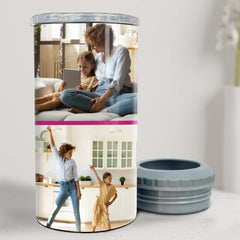 Personalized Can Cooler For Mom Custom Photo Collage For Mother Mama