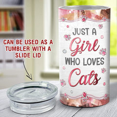 Personalized Cat Can Cooler Jewelry Girl Who Loves Cats For Women