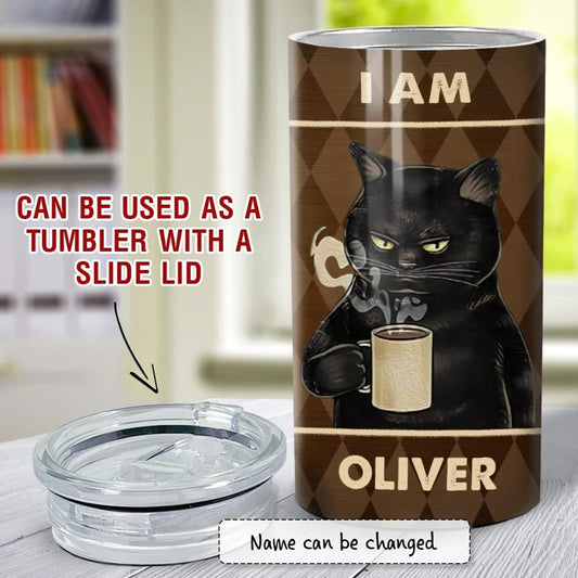 Personalized Cat Coffee Can Cooler For Cat Lovers For Pet Lover