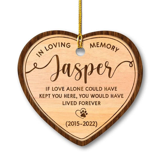 Personalized Ceramic Cat Memorial Loved Ornament Style