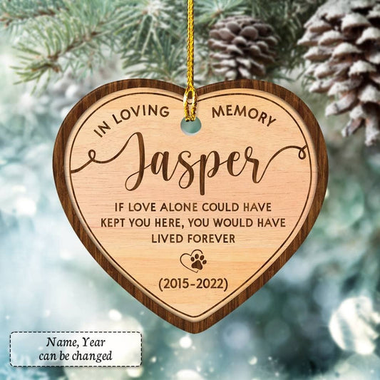 Personalized Ceramic Cat Memorial Loved Ornament Style