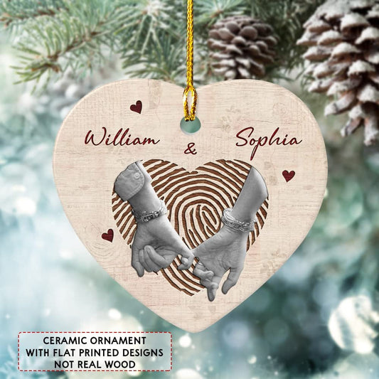 Personalized Ceramic Couple Ornament You And Me We Got This