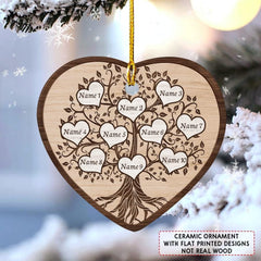 Personalized Ceramic Family Ornament Christmas
