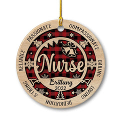 Personalized Ceramic Nurse Ornament Best Gift