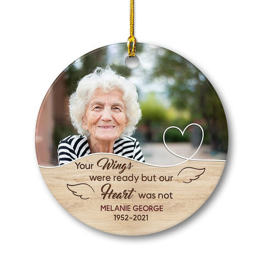 Personalized Ceramic Ornament Memorial Grandma Christmas