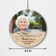 Personalized Ceramic Ornament Memorial Grandma Christmas