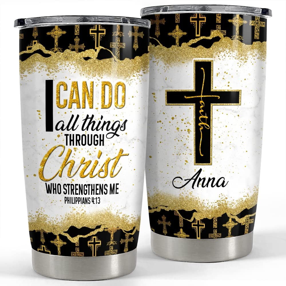Scripture Marbling Sandjest • Personalized Christian Tumbler Bible Marble Glitter ...