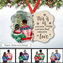 Personalized Christmas Couple Ornament This Is Us