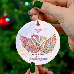 Personalized Couple Anniversary Ornament Jewelry Style