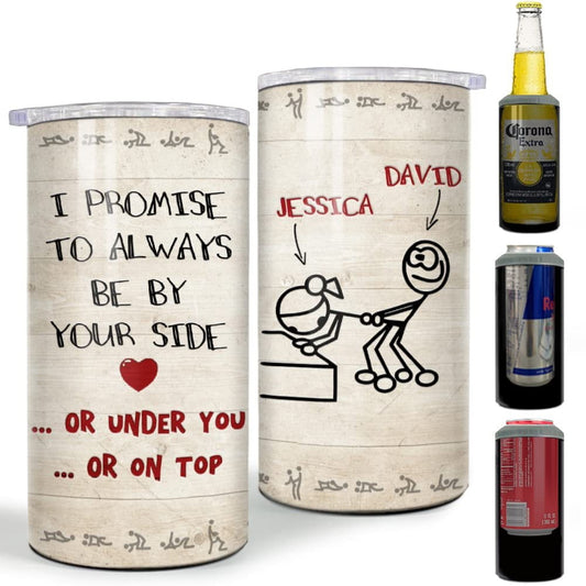 Personalized Couple Can Cooler Funny Valentine Gift Husband Wife
