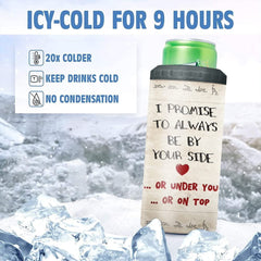 Personalized Couple Can Cooler Funny Valentine Gift Husband Wife