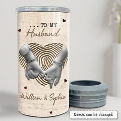 Personalized Couple Can Cooler My Husband Engraved Style For Couple