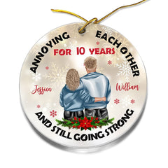 Personalized Couple Ornament Annoying Each Other Custom