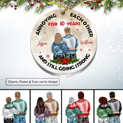 Personalized Couple Ornament Annoying Each Other Custom