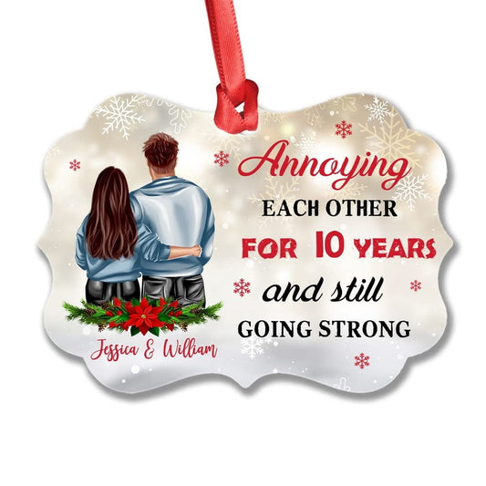 Personalized Couple Ornament Annoying Each Other