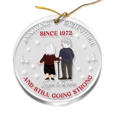 Personalized Couple Ornament Annoying Each Other Year