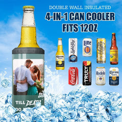 Personalized Couple Till Death Do Us Part Can Cooler For Lovers