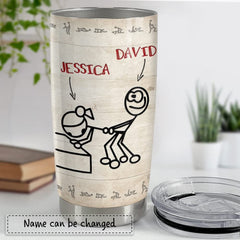 Personalized Couple Tumbler Funny Valentine Gift For Husband Wife