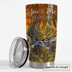 Personalized Couple Tumbler Hunting Deer To My Wife From Wife Gift