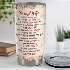 Personalized Couple Tumbler To My Wife Vintage Style From Husband