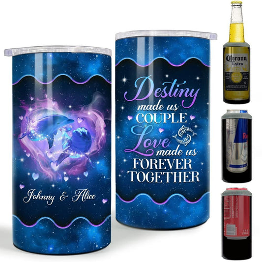 Personalized Couples Can Cooler Dolphin Ocean Destiny Make Us Couple