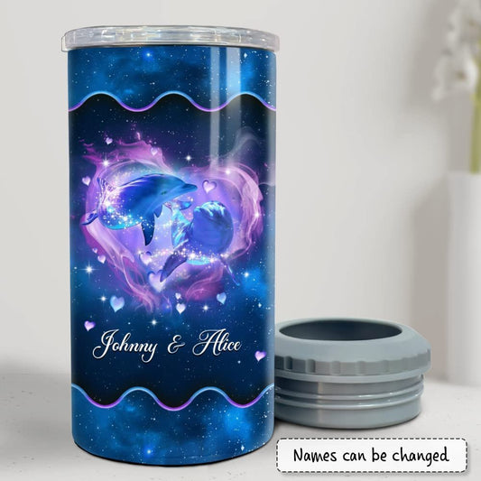 Personalized Couples Can Cooler Dolphin Ocean Destiny Make Us Couple