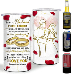 Personalized Couples Can Cooler To My Husband Couple Rings For Lover