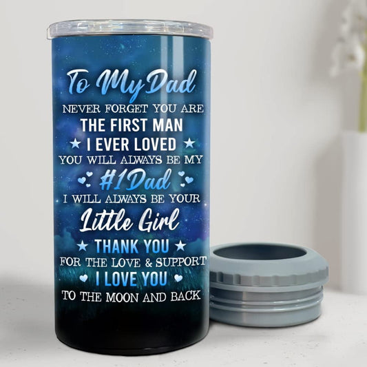 Personalized Dad Can Cooler Father And Daughter Love To The Moon