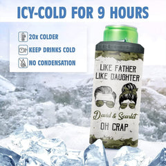Personalized Dad Can Cooler Like Father Like Daughter Camouflage