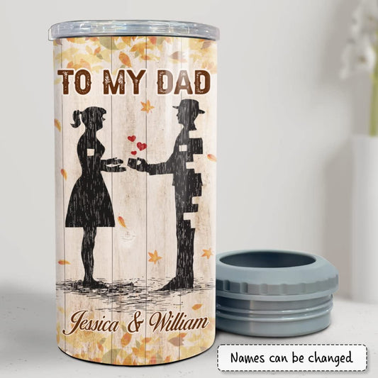 Personalized Dad Can Cooler To My Dad From Daughter Vintage Style