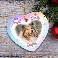 Personalized Dog Memorial Ornament Ceramic Lovers Pet Owner