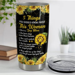 Personalized Dog Mom Tumbler 5 Things Tumblers For Lover Animal