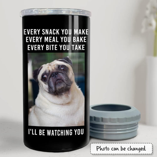 Personalized Dog Photo Can Cooler Every Snack You Make For Dogs Lover
