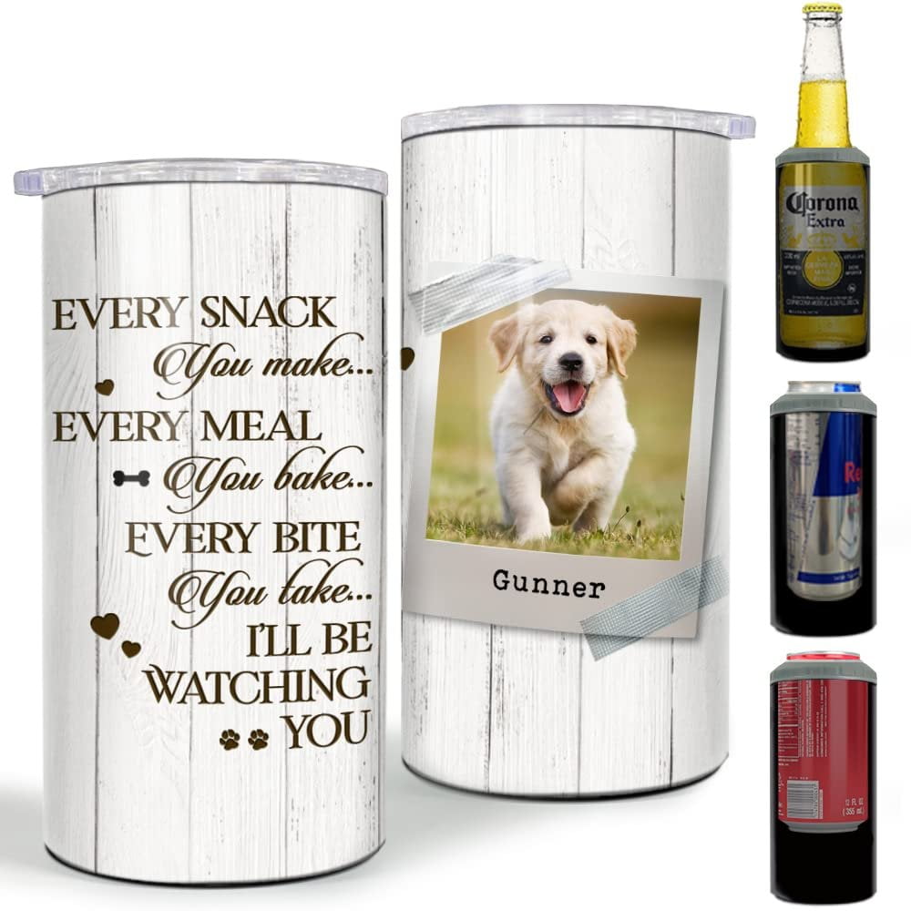 Personalized Dogs Photo Every Snack You Make Wood Style For Dog Lover