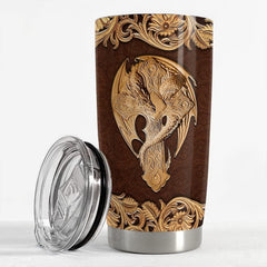 Personalized Dragon Tumbler Viking Style Animal Lover Best Gift