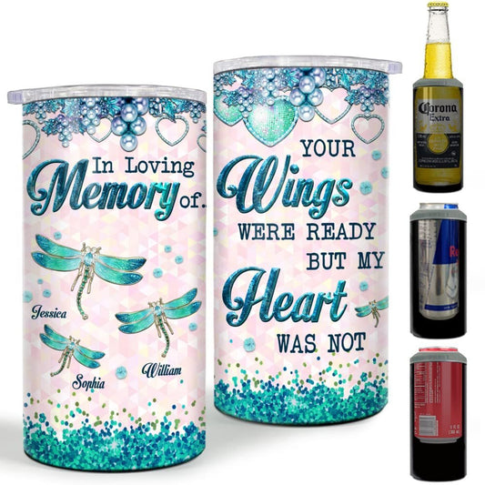 Personalized Dragonfly Can Cooler Memory of Loved One For Family