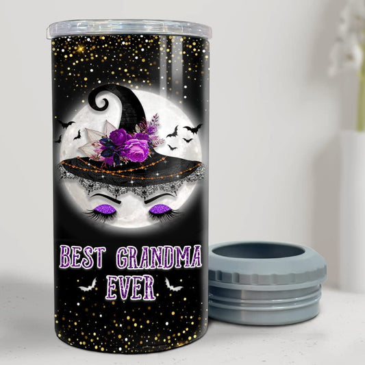 Personalized Grandma Can Cooler Halloween For Grandma Nana Witch