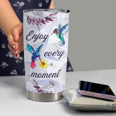 Personalized Hummingbird Tumbler Crystal Drawing Style For Girl