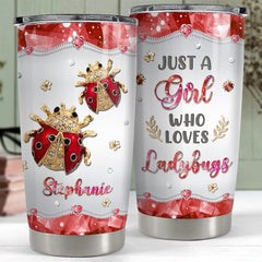 Personalized Ladybug Tumbler Jewelry Style Ladybugs Lover Animal Lover